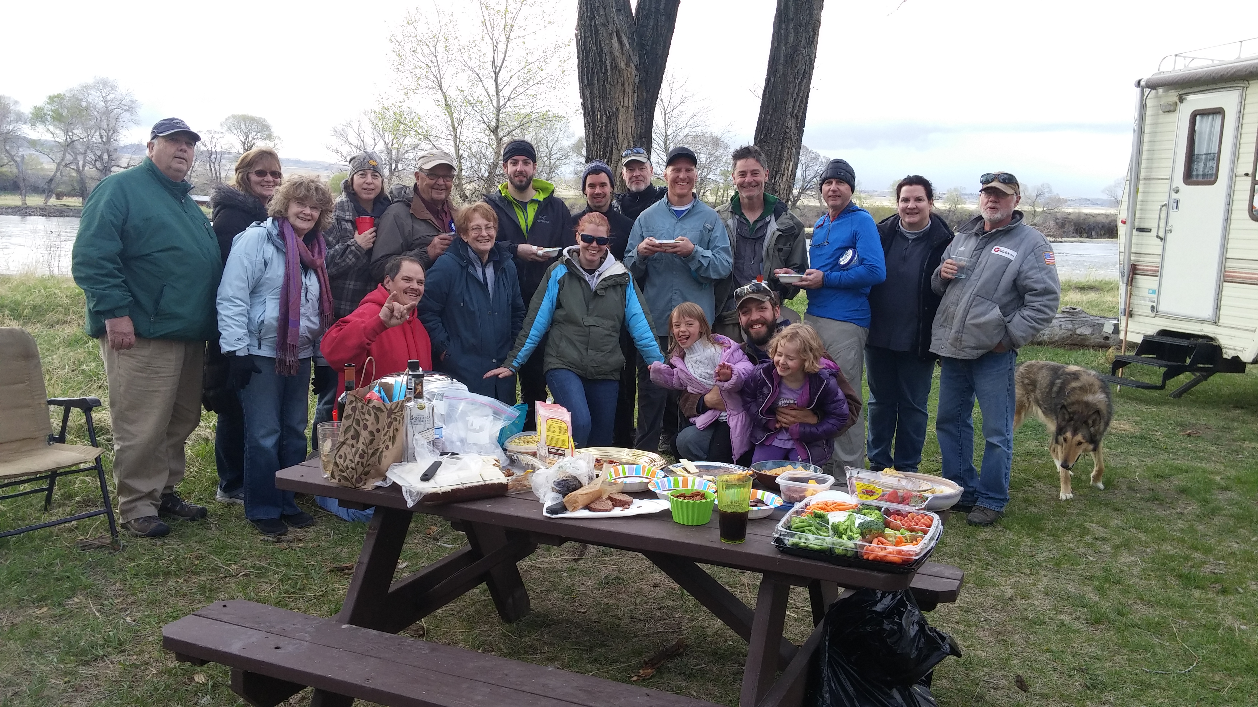 The Montana Unit joined by friends and members of Backpacking Light from Bozeman.
